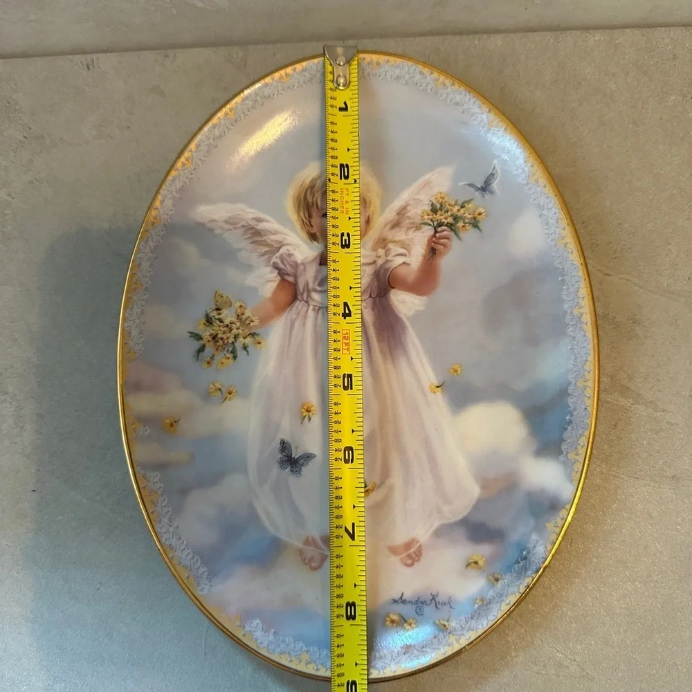 Vtg Bradford Exchange Collectible Plate “Blossoms Of Love” Sandra Kucks